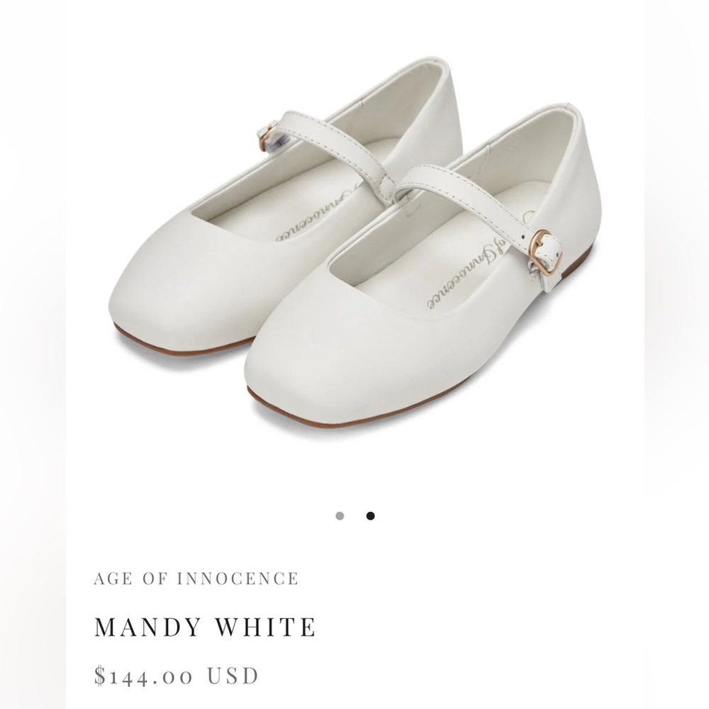 Age of innocence girls shoes mandy